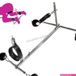 Fetish Bdsm Bondage Stainless Steel Shelf Leather Dildo Penis Toys