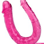 12 inch Double Penetration Dildo with Double Ended Dong Vagina Anal for Women