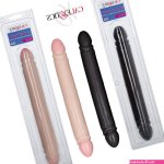 Smooth Double Dong 12 Dildo Penetration Dual Ended Penetrator for Couples Anal