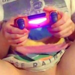 Sweetie: Gamer gaming girl naked play