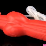 NEW Bad Dragon AUSTIN EXTRA LARGE Silicone Dildo CUM TUBE SUCTION Cup SPLIT