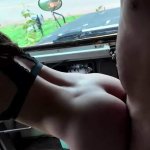 Blonde booty gets fucked in front of friends