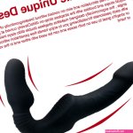 Strapless-Straps-On-Dildo-G-Spot-Vibrator-Lesbian-DP-Dong-Dual Ended-Sex-Toy