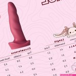 Axol Dildo UV Sparkle MTO Yellow