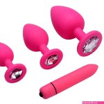 Hot Sale Anal Plug Metal Jewel Cheap Anal Sex Toys Dilator Small Crystal Backyard Plug Anal Butt Plug for Women