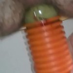 Homemade toy for anal insertion