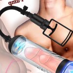 Electric Penis Pump Enlargement Vacuum Pump for Men Masturbator Penis Extender Massage Automatic Suction Sex Toys for Adult