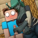 HornyCraft rule 34 sex games Ep.35 hot handjob and messy cumshot !
