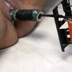 Extreme fast dildo fuck machine 4500 rpm break her pussy