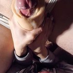 Babe Suck Cock and Fuck it with Rubber Pussy
