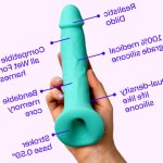 Milo Pack n Play Realistische Dildo met FTM Stroker basis