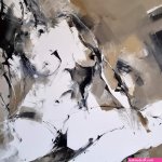 Painting Nude 1 by Virgis