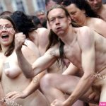 Between 500 1000 Nude People Gathered Editorial Stock Photo
