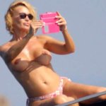 Old TV Host Marlene Mourreau Nude Tits On The Yacht