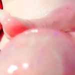 Double shemale closeup simulated POV blowjob fantasy