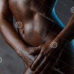 Young sports nude woman stock image. Image of slim gorgeous