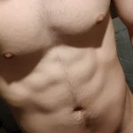 A selfie of my body undressed at midnight
