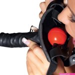 Head Harness with dildo by Zado