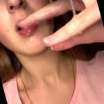 Drooling on fingers