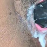 Hairy Creamy Pussy CLOSE UP