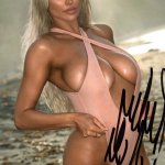 Lindsey Pelas Playboy Model Sexy Signed 8x10 Autographed Photo JSA 36