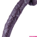 : 16.5 Realistic Black Giant Dildo Silicone Thick Dildo Extra Long Penis with Strong Suction CupXXL Huge DildoAnal Sex Toy for Clit Vaginal and G-Spot Large WideDildo Stimulator for Men and Women :
