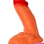 5.5 Realistic Semi Erect Silicone Pack and Play Dildo