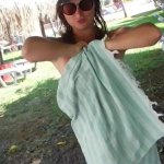 StepMom Seduces StepSon by showing Tits and Pussy in a AquaPark. Public Blowjob