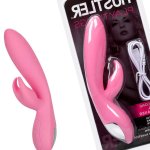 HUSTLER Playthings Silicone Dual Climaxer Vibrator
