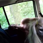 Czech Bitch In Car