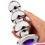 Hot! Metal Anal Plugs Smooth Stainless Steel Butt Plugs With Pull Beads For Men And Women Large Size Adult Sex Toys From Simihan10 7.92