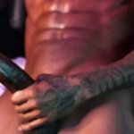 Thick black dick Leaned Back Oiled Up Masturbating Moaning Dirty Talk Till I Cum