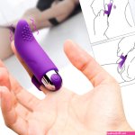 10 Speed Finger Massager Bullet Vibrator Mini Clitoris Stimulator Women Sex Toys