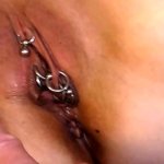 NZ Trashy MILF Pussy rings reinserted before hardcore treatment by Master knocks them out again. Trailer