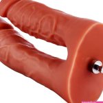 : Hismith 6.5 Double Penetrator Silicone Dildo for Premium for Sex Machine with KlicLok System 5.5 Insertable Length Vaginal and Anal Pleasure Toy