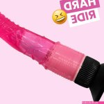 Vibrating Hands-Free Suction Cup Dildo