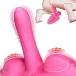 Riding Dildo Vibrator Adult Sex Toys Sit and Ride Vibrators Sex Machine with 10