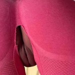 Ripped Pink Yoga Tights Dripping Creampie