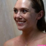Do we see Elizabeth Olsen nude in Love Death?