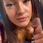 Perky Brunette Mags POV Blowjob Video