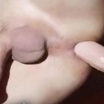 Sissy riding and selffuck by dildo till huge cum