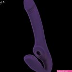 Strapless Dildo with Air Suction and Remote
