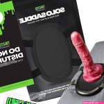 : Twisted Fantasies Solo Saddle Suction Cup Dildo Mount to Strap on a Pillow Adult Sex Toys Holder and Adjustable Harness Hands-Free Couples Toy Self Pegging Chair Women Black : Health