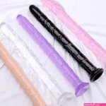 45cm Super Long Realistic Penis Strap On Dildos With Suction Cup
