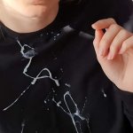 Destroyed My Fav Blouse! Cum On Clothes Cock Massage!