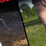 Nude peeing in public nature