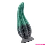 : Twisted Fantasies Dakken Tentacle Suction Cup Dildo Egyptian GreenBlack Design Handmade in The USA Adult Sex Toys XL : Health Household