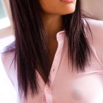 Bambi Wolfe Sultry Latina Pops Pink Sweater