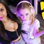 Stepdaughters Anastasia Knight And Eliza Ibarra Share Stepdaddys Cock In Taboo Threesome