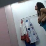 hot lesbian milf step mom with big tits and ass filmed in dressing room changing